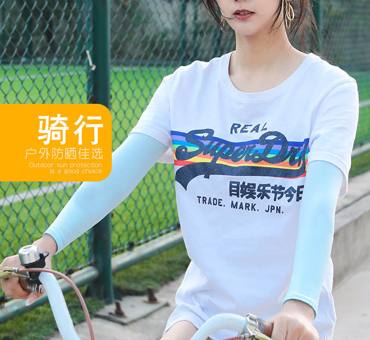 Custom Logo Summer Outdoor UV Protection Arm Sleeves