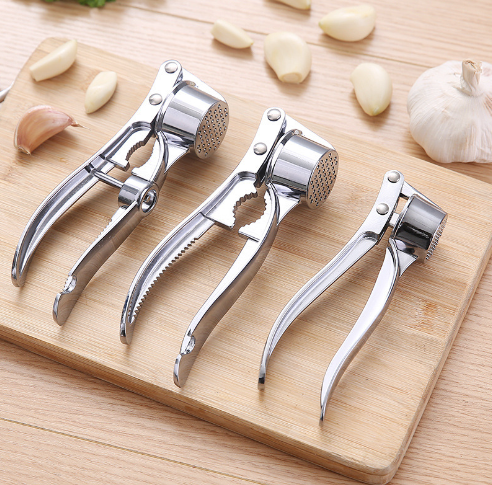 Stainless Steel Garlic Press Kitchen Tool