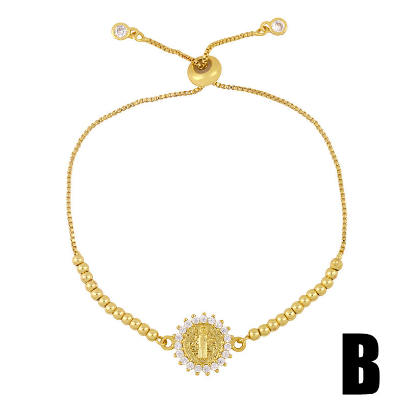 Women's Watch with Zirconia Stones and Bracelet Set
